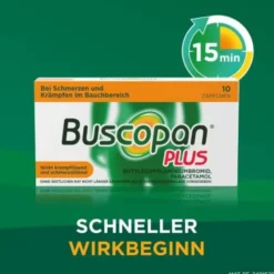 BUSCOPAN plus 10 mg/800 mg Suppositorien 10 St