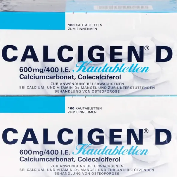 CALCIGEN D 600 mg/400 I.E. Kautabletten 200 St