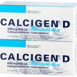 CALCIGEN D 600 mg/400 I.E. Kautabletten 200 St