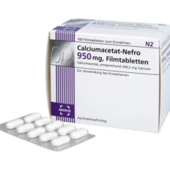 CALCIUMACETAT NEFRO 950 mg Filmtabletten 100 St