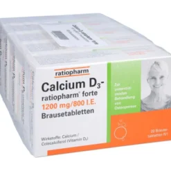 CALCIUM D3-ratiopharm forte Brausetabletten 100 St