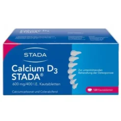 CALCIUM D3 STADA 600 mg/400 I.E. Kautabletten 120 St