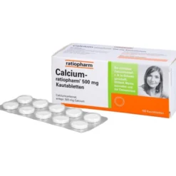 CALCIUM-RATIOPHARM 500 mg Kautabletten 100 St