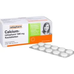 CALCIUM-RATIOPHARM 500 mg Kautabletten 100 St
