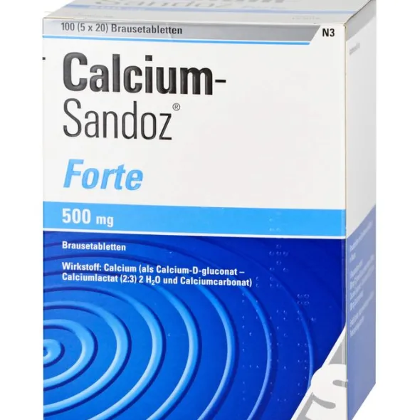 CALCIUM SANDOZ forte Brausetabletten 5X20 St