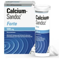 CALCIUM SANDOZ forte Brausetabletten 2X20 St
