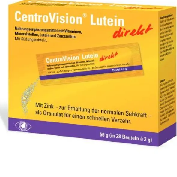 CENTROVISION Lutein direkt Granulat 28 St