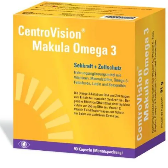 CENTROVISION Makula Omega-3 Kapseln 90 St