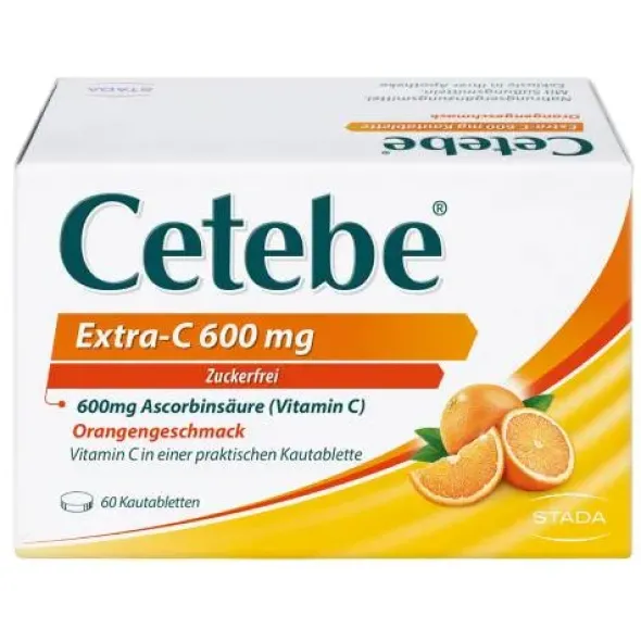 CETEBE Extra-C 600 mg Kautabletten 60 St