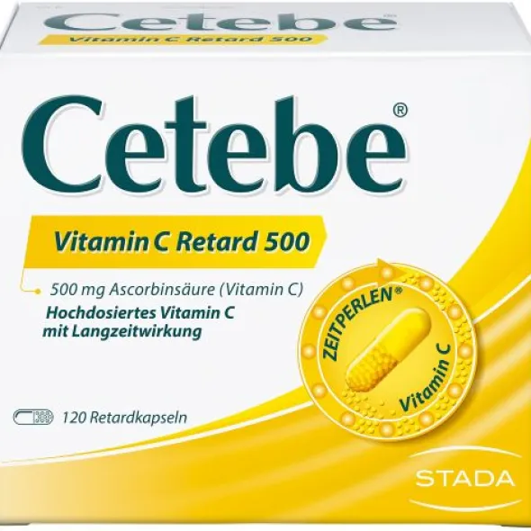 CETEBE Vitamin C Retardkapseln 500 mg 120 St