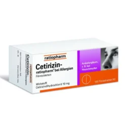 CETIRIZIN-ratiopharm bei Allergien 10 mg Filmtabl. 100 St