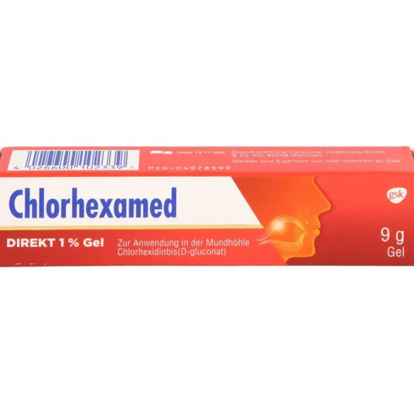 CHLORHEXAMED DIREKT 1% Gel 9 g