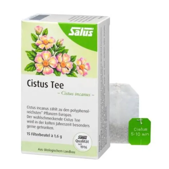 CISTUS KRÄUTERTEE Bio Salus Filterbeutel 15 St