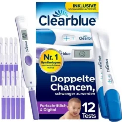 CLEARBLUE Ovulation u.Schwangerschaftstest Kombip. 12 St