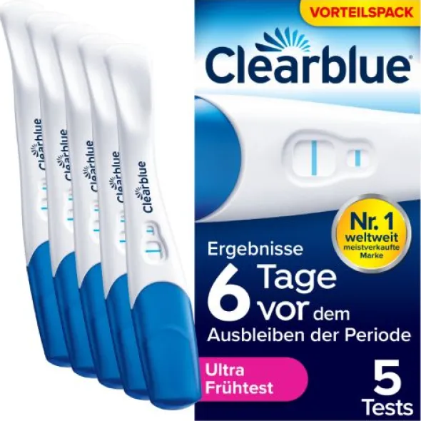CLEARBLUE Schwangerschaftst.Ultra frühe Erken.Urin 5 St