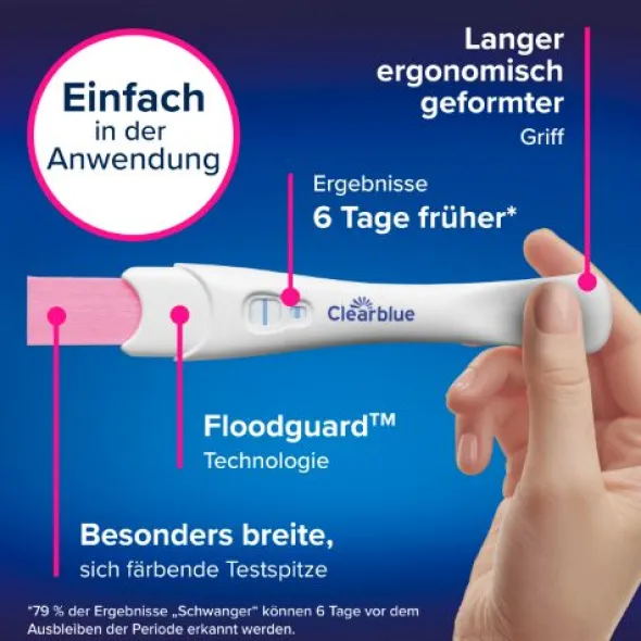 CLEARBLUE Schwangerschaftst.Ultra frühe Erken.Urin 5 St