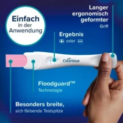CLEARBLUE Schwangerschaftstest schnelle Erkennung 3 St