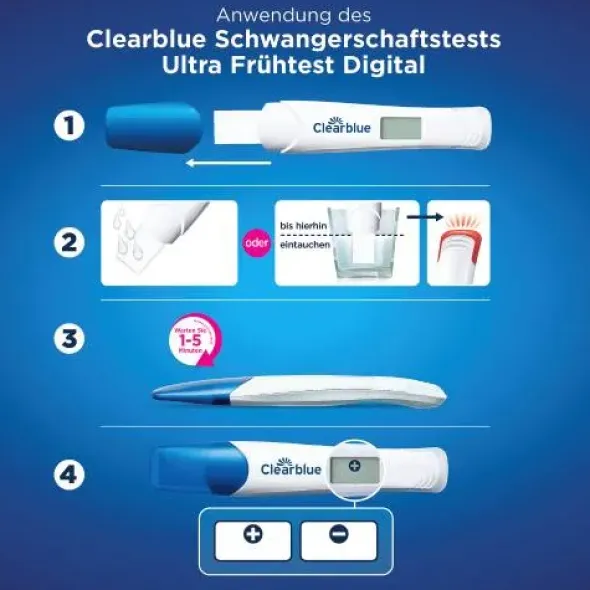 CLEARBLUE Schwangerschaftst.TripleCheck ultra-früh 3 St