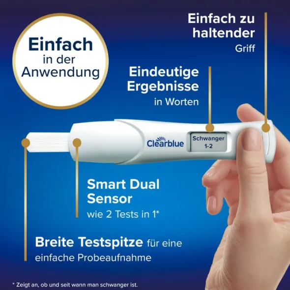 CLEARBLUE Schwangerschaftstest m.Wochenbestimmung 2 St
