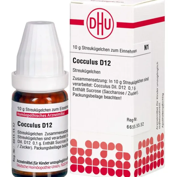 COCCULUS D 12 Globuli 10 g
