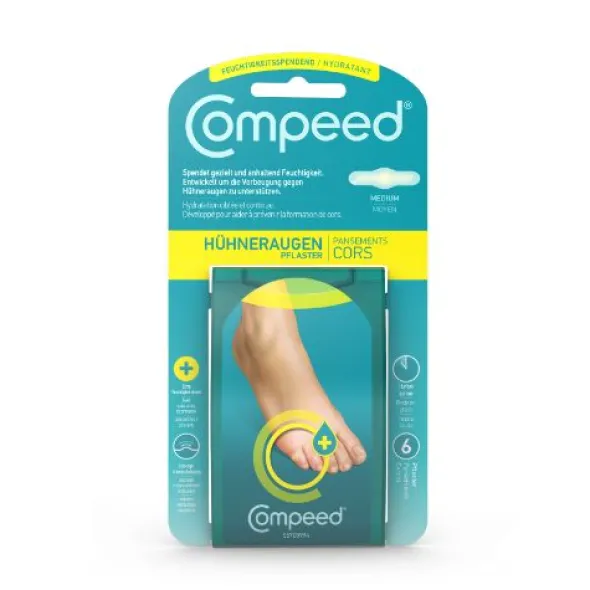 COMPEED Hühneraugen Pflaster feuchtigkeitsspendend 6 St