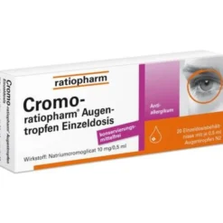 CROMO-RATIOPHARM Augentropfen Einzeldosis 20X0,5 ml