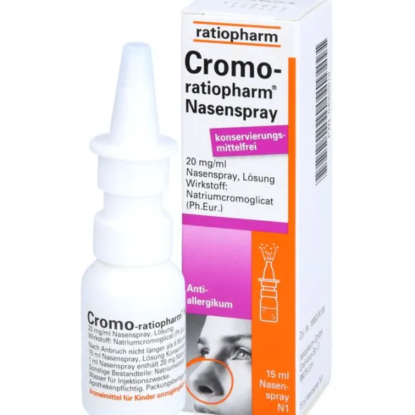 CROMO-RATIOPHARM Nasenspray konservierungsfrei 15 ml