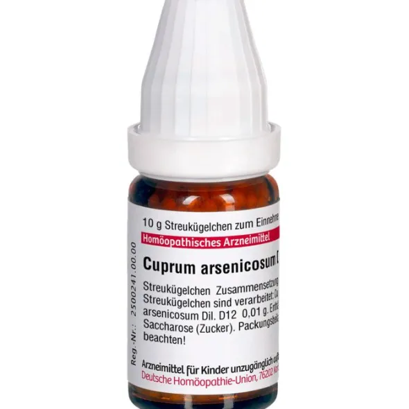 CUPRUM ARSENICOSUM D 12 Globuli 10 g