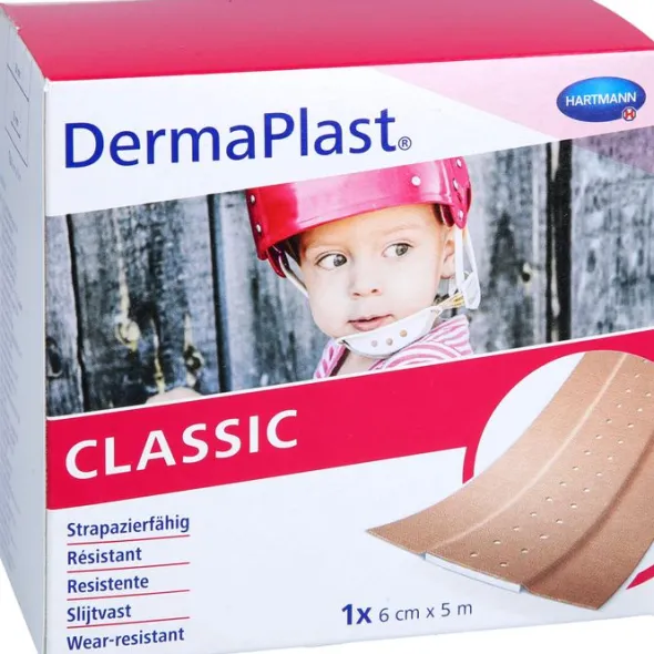 DERMAPLAST CLASSIC Wundpflaster 6 cmx5 m 1 St