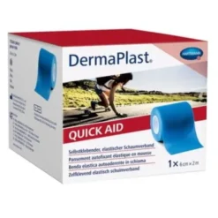 DERMAPLAST Quick Aid Schaumverb.6 cmx2 m blau 1 St