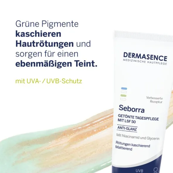 DERMASENCE Seborra Getönte Tagespflege mit LSF 50 30 ml