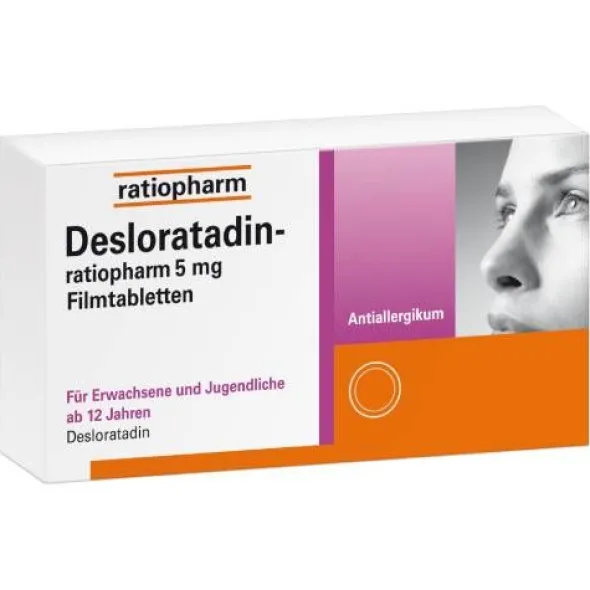 DESLORATADIN-ratiopharm 5 mg Filmtabletten 100 St