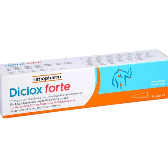 DICLOX forte 20 mg/g Gel 50 g