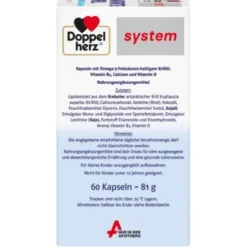 DOPPELHERZ Antarktis Krill system Kapseln 60 St