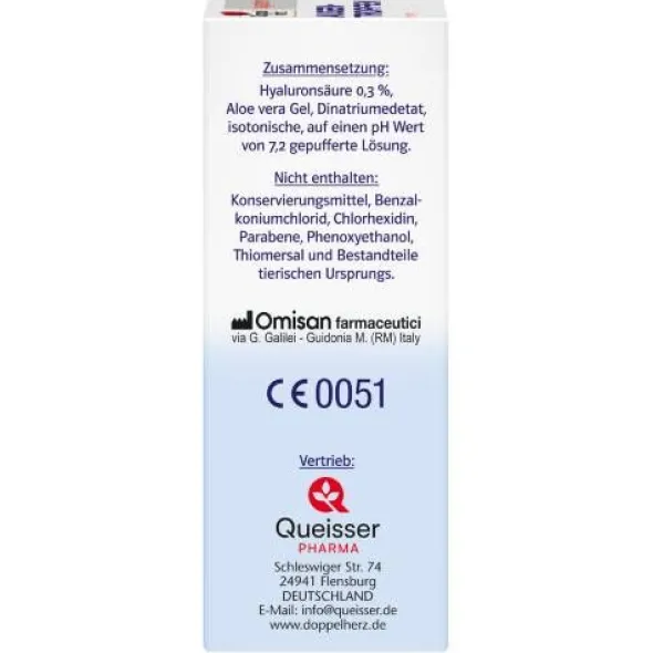 DOPPELHERZ Augen-Tropfen Hyaluron 0,3% system 10 ml