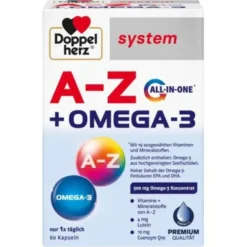 DOPPELHERZ A-Z+Omega-3 all-in-one system Kapseln 60 St