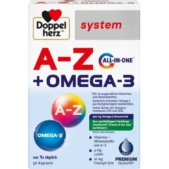DOPPELHERZ A-Z+Omega-3 all-in-one system Kapseln 30 St