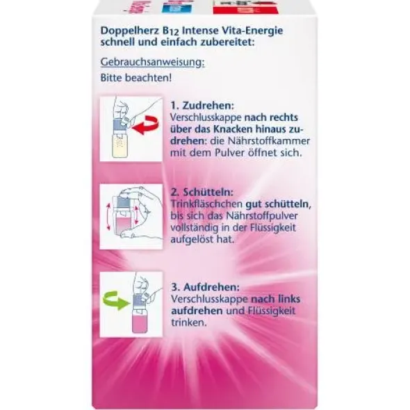 DOPPELHERZ B12 Intense Vita-Energie Trinkfl. 18 St