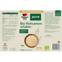 DOPPELHERZ Bio Flohsamenschalen pure Pulver 200 g