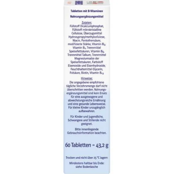 DOPPELHERZ B-Komplex system Tabletten 60 St