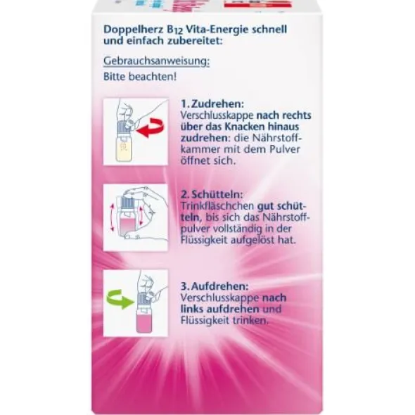 DOPPELHERZ B12 Vita-Energie Trinkampullen 30 St