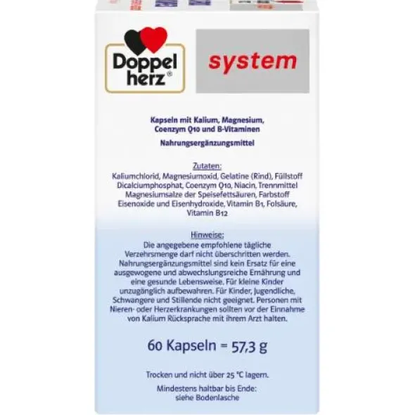 DOPPELHERZ Cardio Komplex system Kapseln 60 St