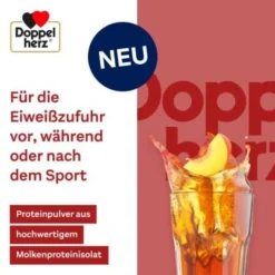 DOPPELHERZ Clear Whey Iso Protein Pfirsich-Eistee 300 g