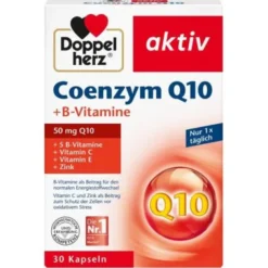DOPPELHERZ Coenzym Q10+B Vitamine Kapseln 30 St