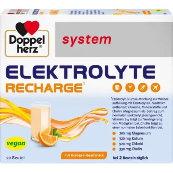 DOPPELHERZ Elektrolyte Recharge system Granulat 20 St