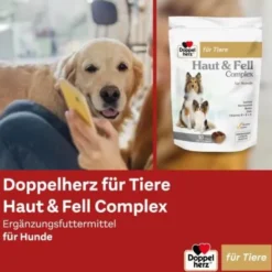 DOPPELHERZ für Tiere Haut&Fell Compl.Chews f.Hunde 30 St