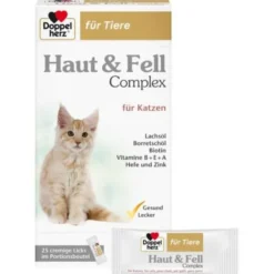 DOPPELHERZ für Tiere Haut&Fell Compl.Port.B.f.Kat. 25 St