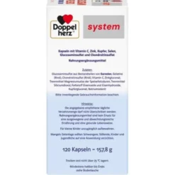 DOPPELHERZ Glucosamin Plus 800 system Kapseln 120 St
