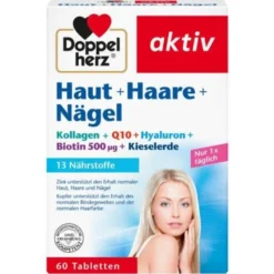 DOPPELHERZ Haut+Haare+Nägel Tabletten 60 St