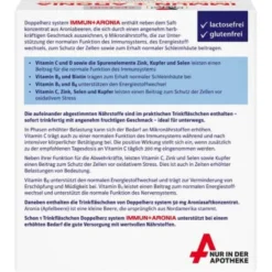 DOPPELHERZ Immun+Aronia system Ampullen 10 St